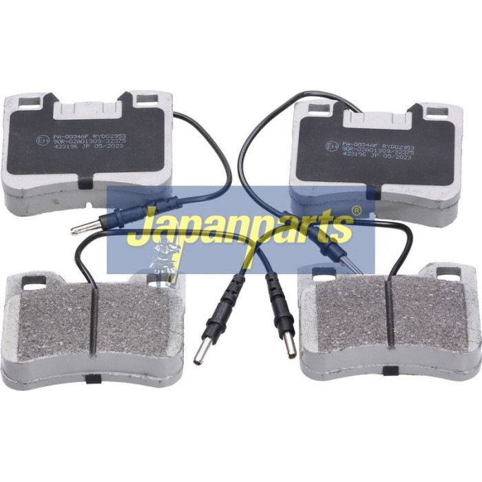 Japanparts Bremsbeläge PA-0034AF Japanparts Bremsbeläge PA-0034AF