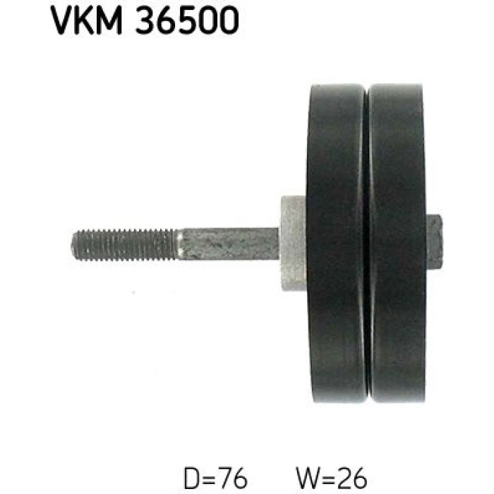SKF Keilrippenriemen-Spannrolle VKM 36500