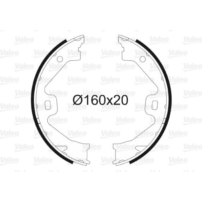 Valeo Bremsbacken 564028 Valeo Bremsbacken 564028