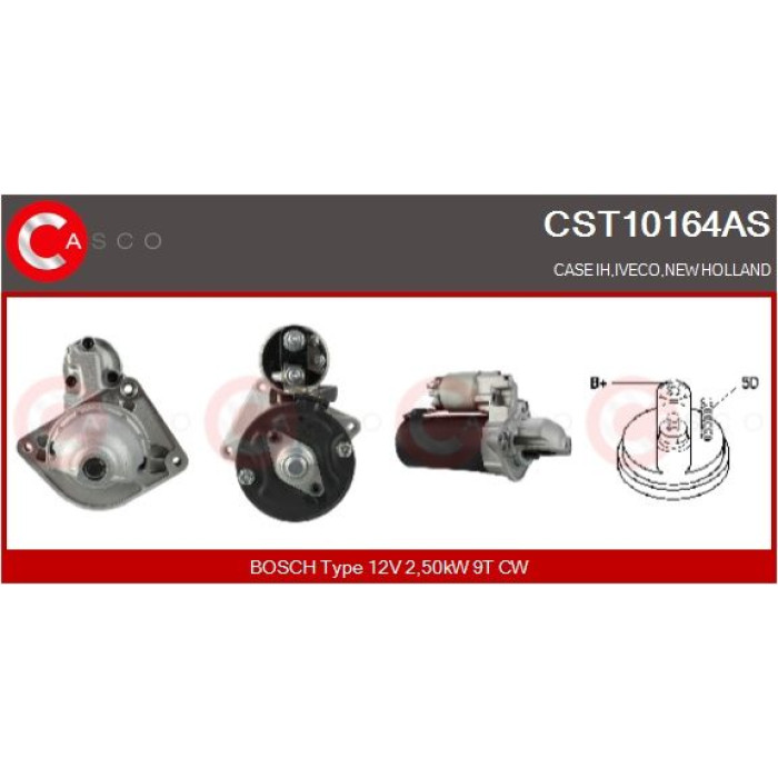 CASCO Anlasser CST10164AS CASCO Anlasser CST10164AS