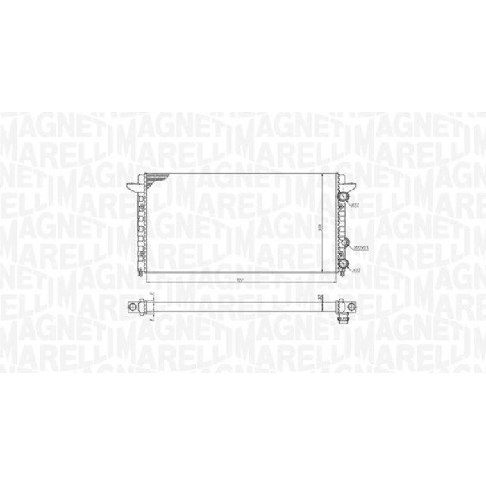 Magneti Marelli Motorkühler 350213189200