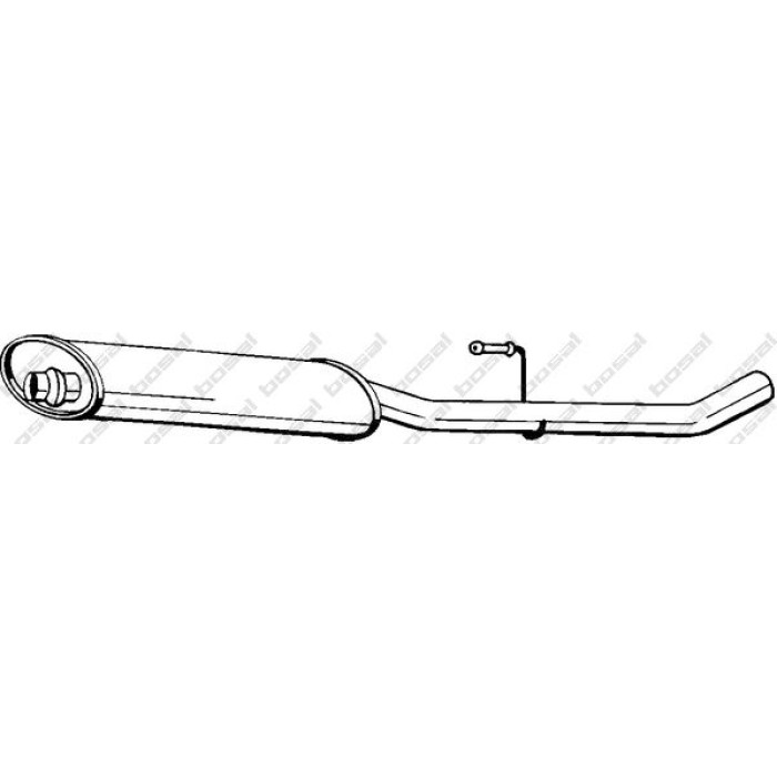 Bosal Schalldämpfer 282-331 Bosal Schalldämpfer 282-331