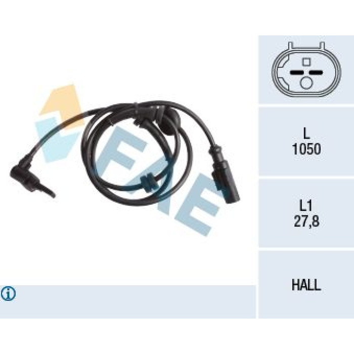 FAE Sensor, Raddrehzahl 78250 FAE Sensor, Raddrehzahl 78250