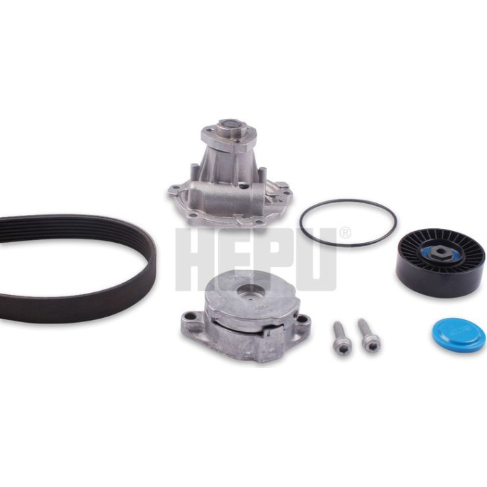 HEPU Keilrippenriemensatz mit Wasserpumpe PK05428 HEPU Keilrippenriemensatz mit Wasserpumpe PK05428