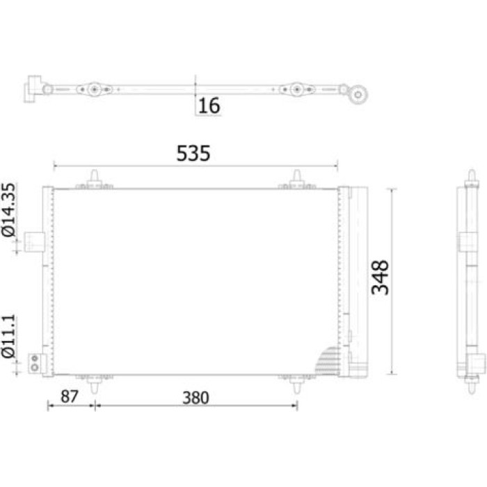 MAHLE Kondensator, Klimaanlage AC 938 000S MAHLE Kondensator, Klimaanlage AC 938 000S