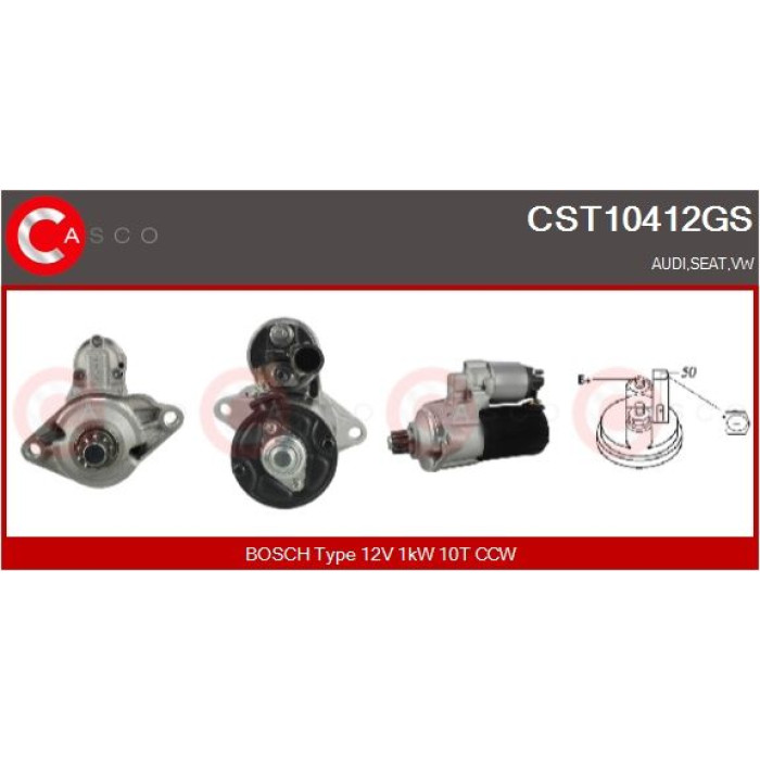 CASCO Anlasser CST10412GS CASCO Anlasser CST10412GS