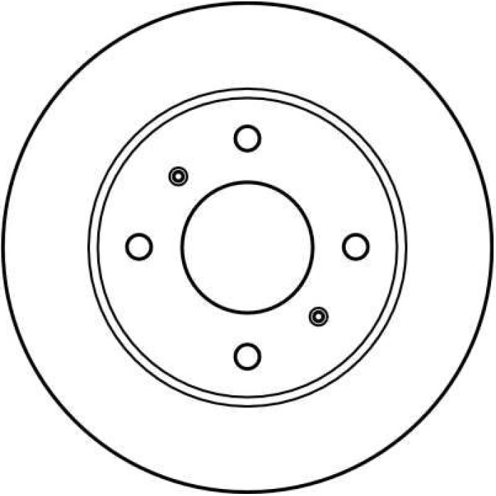 TRW Bremsscheibe Nissan Primera DF2591