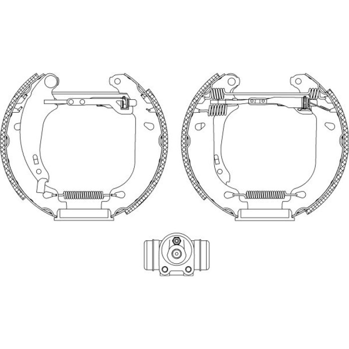Textar Bremsbackensatz 84053800 – 180 x 32 Textar Bremsbackensatz 84053800 – 180 x 32