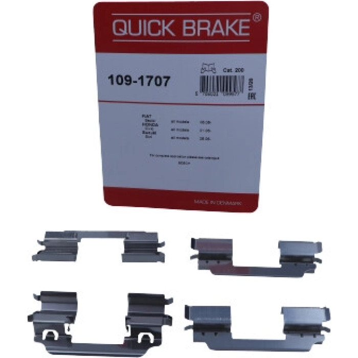 Quick Brake Montagesatz für Bremsbeläge 109-1707 Quick Brake Montagesatz für Bremsbeläge 109-1707