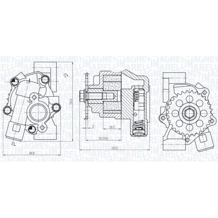 Magneti Marelli Ölpumpe 351516000099