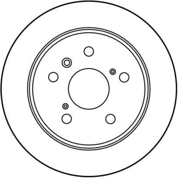 TRW Bremsscheibe DF2661 TRW Bremsscheibe DF2661