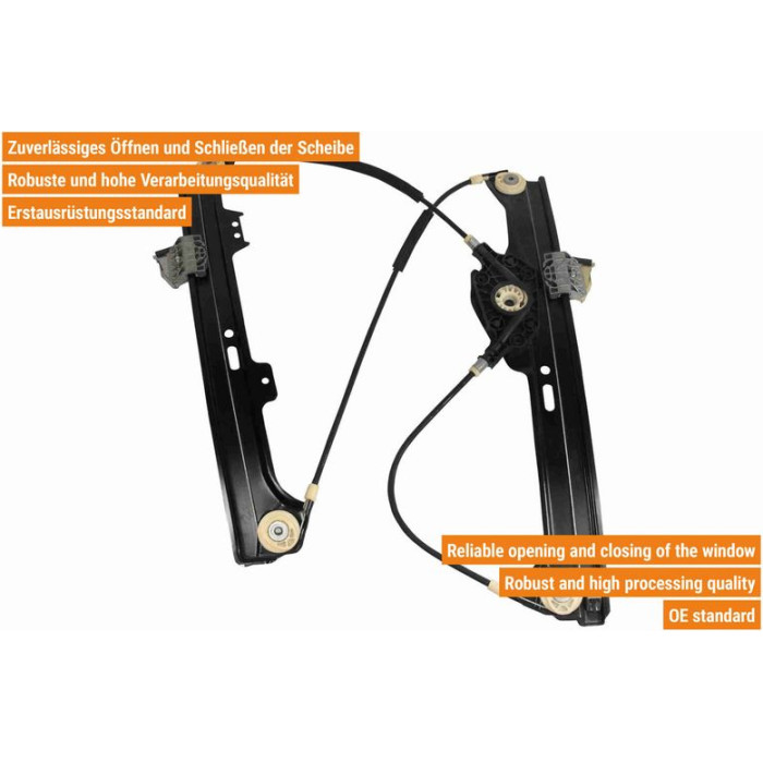 VAICO V20-9737 Fensterheber vorne rechts, elektrisch, ohne Motor VAICO V20-9737 Fensterheber vorne rechts, elektrisch, ohne Motor