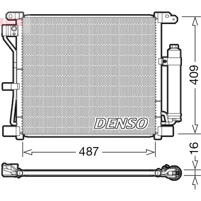 Denso Klimakondensator DCN46019 Denso Klimakondensator DCN46019