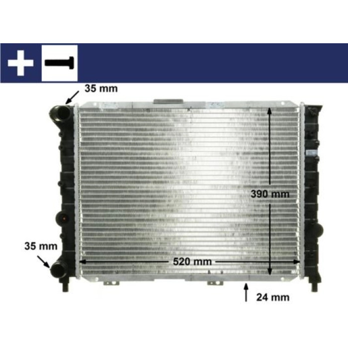 MAHLE Kühler, Motorkühlung CR 519 000S MAHLE Kühler, Motorkühlung CR 519 000S