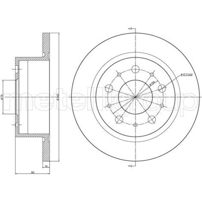 Cifam Bremsscheibe 800-911C