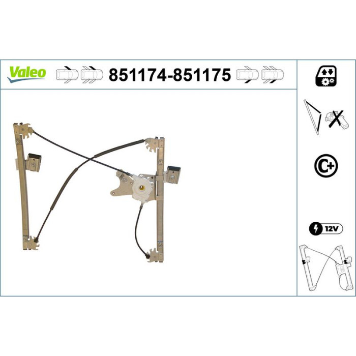 Valeo Fensterheber 851174 Valeo Fensterheber 851174
