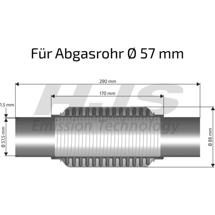 Flexrohrverbinder 83 00 8324