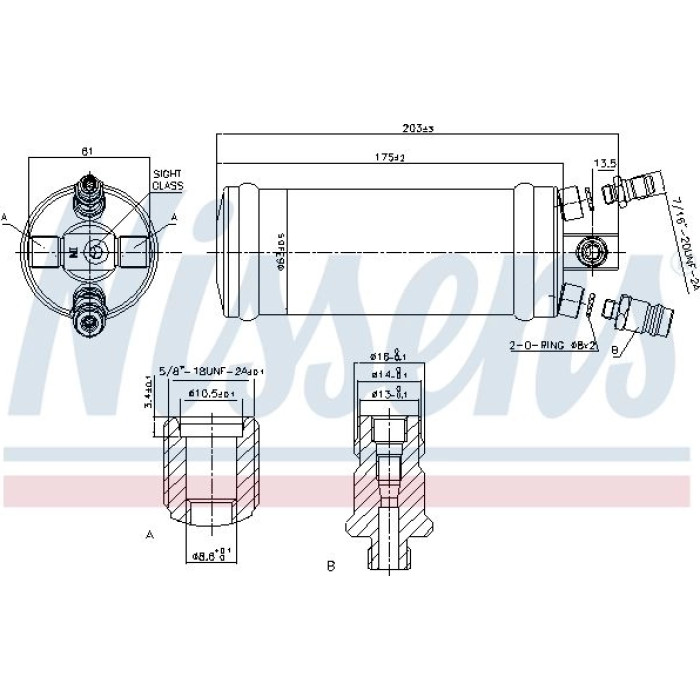 Nissens Klimaanlagentrockner LKW 95344 Nissens Klimaanlagentrockner LKW 95344