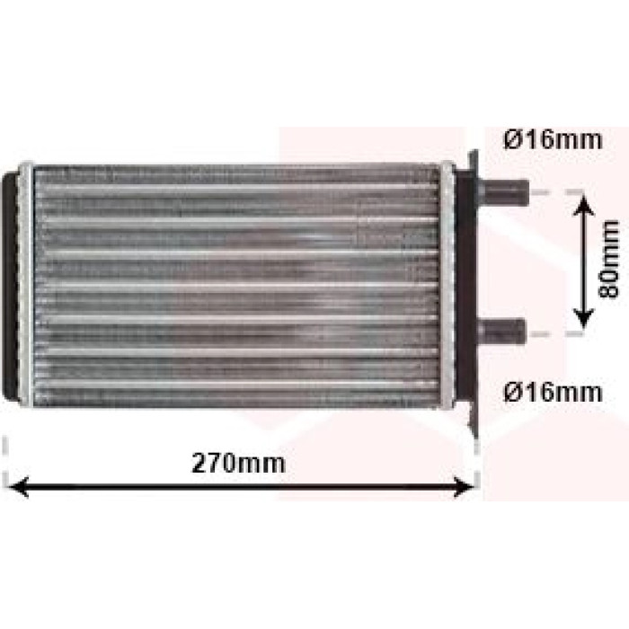 Van Wezel Heizungswärmetauscher 73006064 Van Wezel Heizungswärmetauscher 73006064