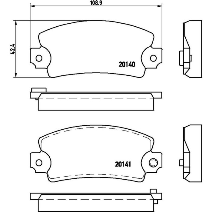 P 68 004 BREMBO Bremsbelagsatz, Scheibenbremse P 68 004 P 68 004 BREMBO Bremsbelagsatz, Scheibenbremse P 68 004