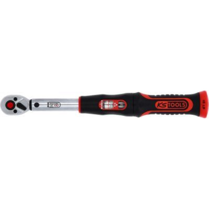 KS TOOLS KLUCZ DYNAMOMETRYCZNY Z PRZE ., 5-25 NM, 1/4 516.9012