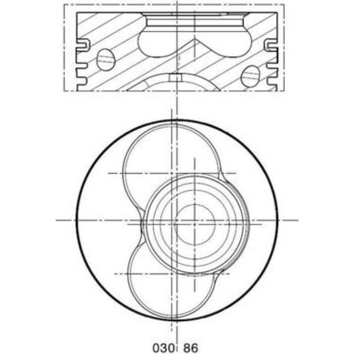 MAHLE Kolben 030 86 00 MAHLE Kolben 030 86 00