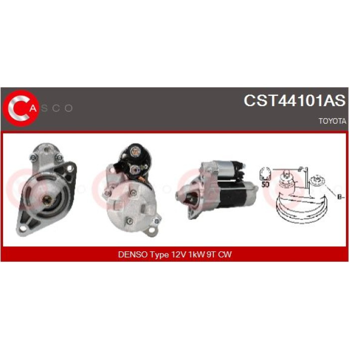 CASCO Anlasser CST44101AS