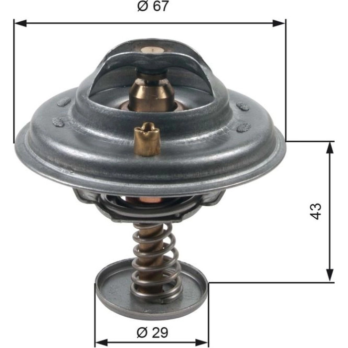 Gates Thermostat TH27680G1 Gates Thermostat TH27680G1