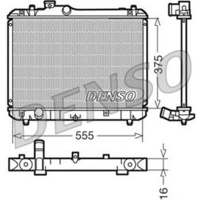 Denso Motorkühler DRM47008