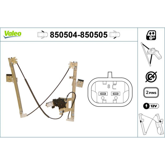 VALEO 850504 Fensterheber