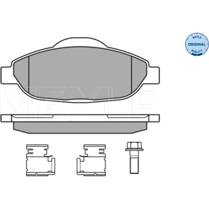 MEYLE Bremsbelagsatz Peugeot 308/3008/5008 07 025 246 6017