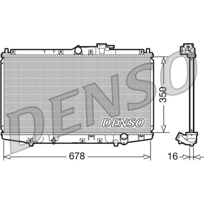 Denso Motorkühler DRM40021 Denso Motorkühler DRM40021