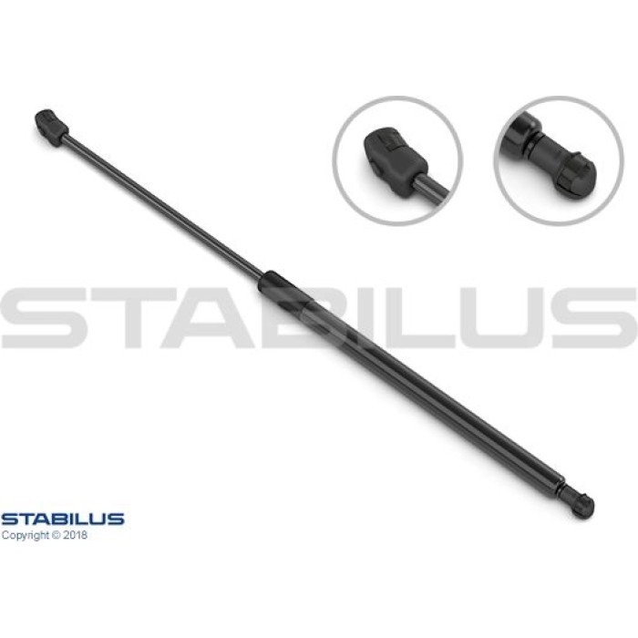 Stabilus Gasdruckfeder (Gasfeder), Kofferraumdeckeldämpfer, 430 N, 294,5 mm - 213439 Stabilus Gasdruckfeder (Gasfeder), Kofferraumdeckeldämpfer, 430 N, 294,5 mm - 213439