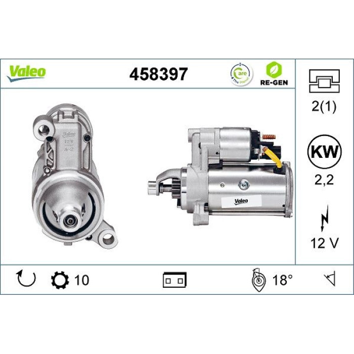 Valeo Anlasser 458397 Valeo Anlasser 458397