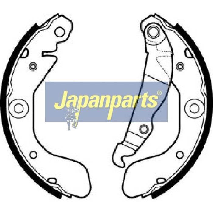 Japanparts Bremsbacken GF-W10AF Japanparts Bremsbacken GF-W10AF