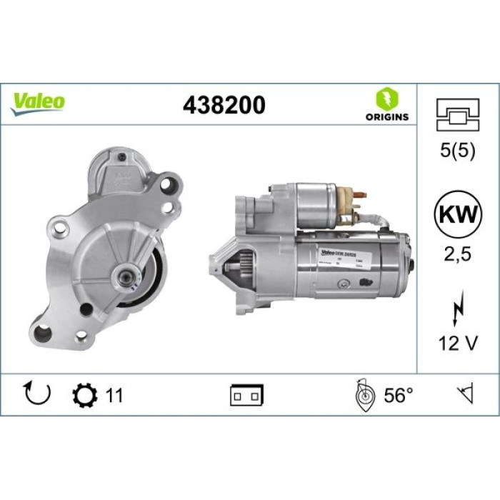 Valeo Anlasser 438200 Valeo Anlasser 438200