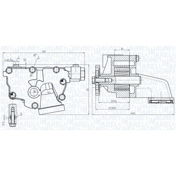 Magneti Marelli Ölpumpe 351516000149 Magneti Marelli Ölpumpe 351516000149