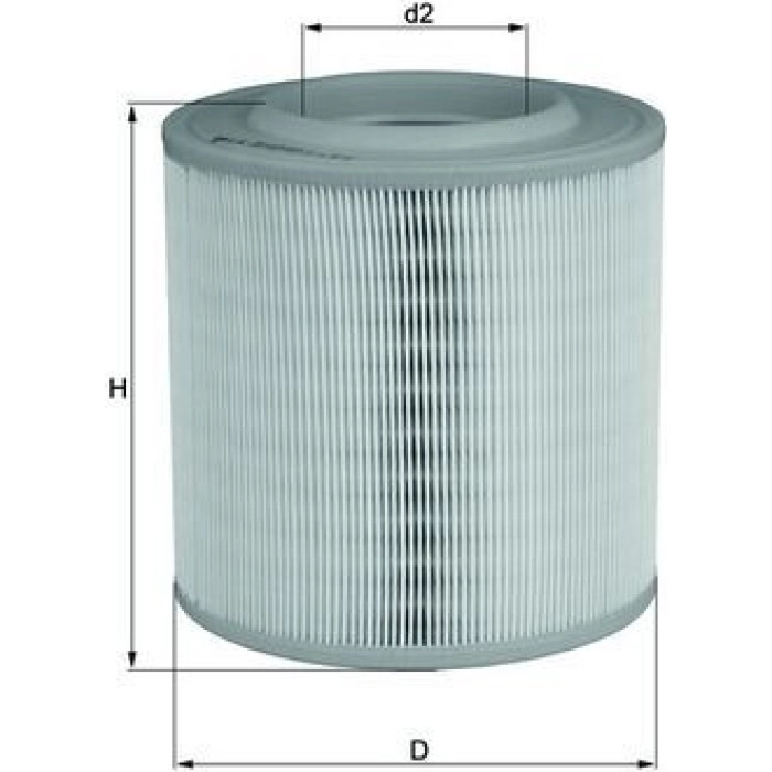MAHLE Luftfilter LX 3143 MAHLE Luftfilter LX 3143