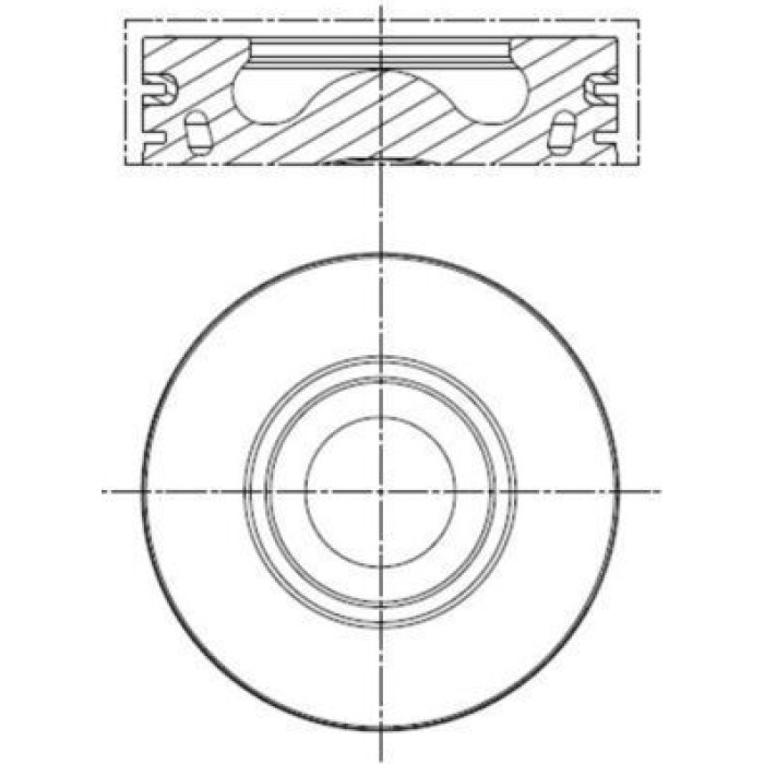 MAHLE Kolben 013 PI 00137 000 MAHLE Kolben 013 PI 00137 000