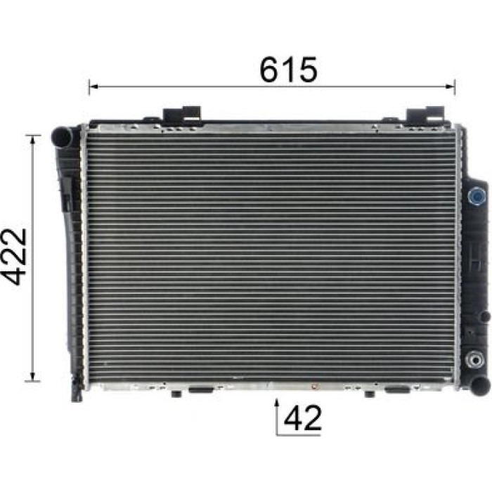 MAHLE Kühler, Motorkühlung CR 248 000S