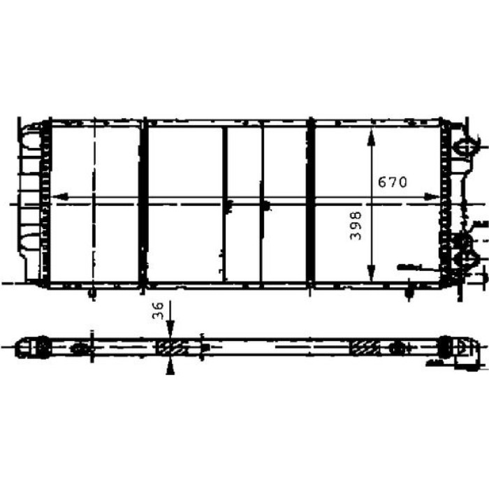 MAHLE Kühler, Motorkühlung CR 474 000P MAHLE Kühler, Motorkühlung CR 474 000P