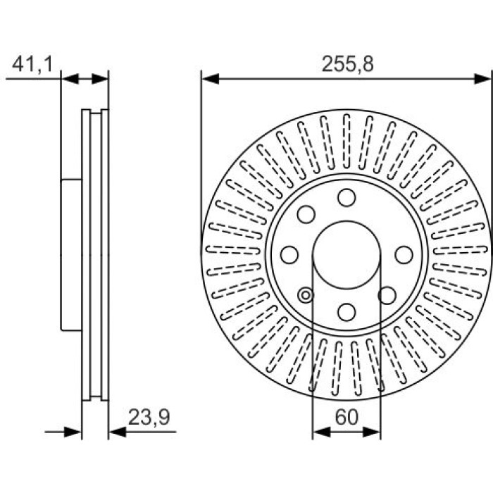 Bosch Bremsscheibe 0 986 479 R76