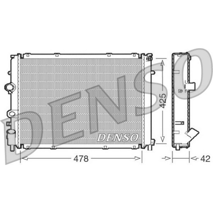Denso Motorkühler DRM23031 Denso Motorkühler DRM23031