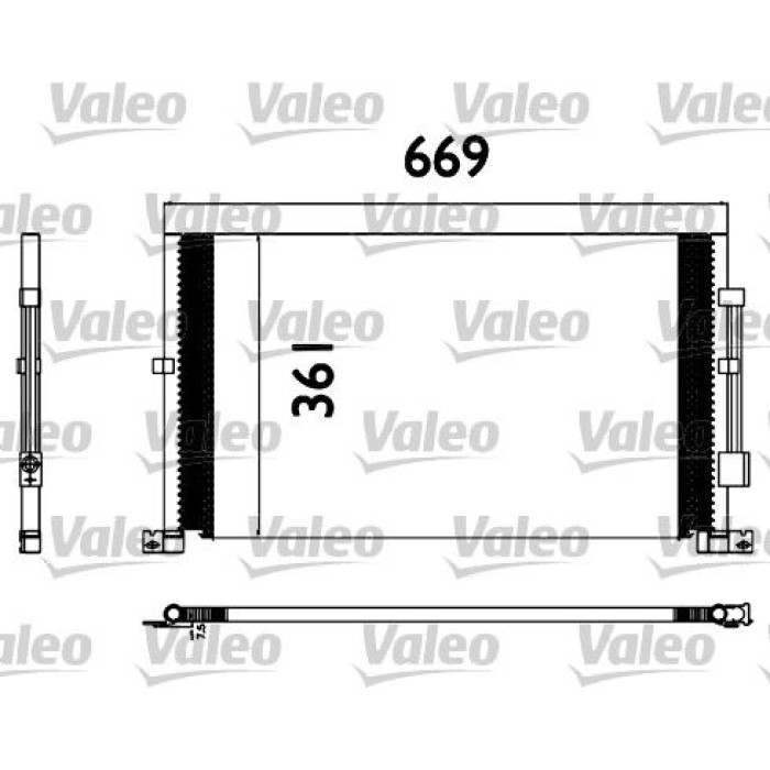 Valeo Klimakondensator 817567 Valeo Klimakondensator 817567