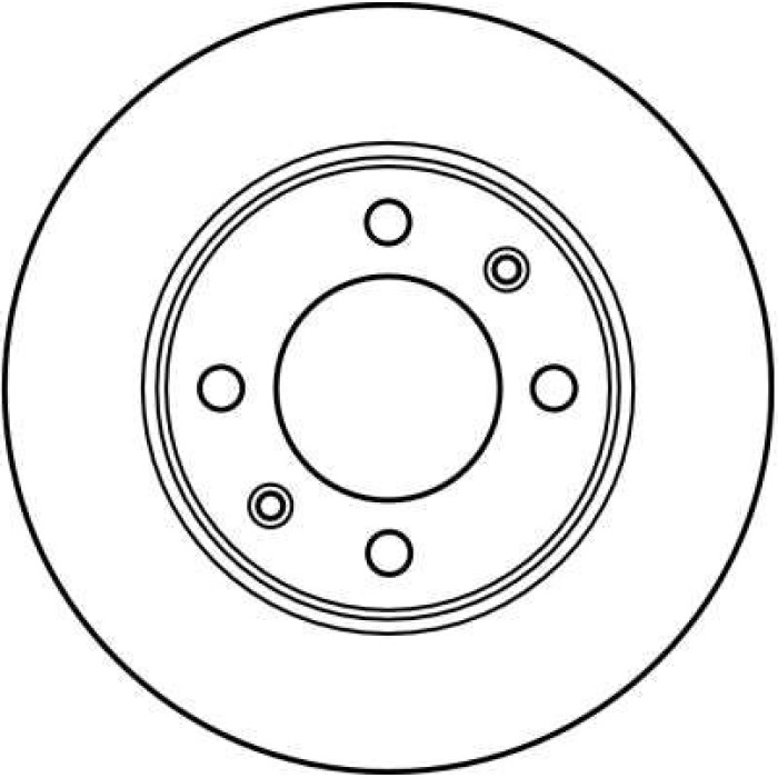 TRW Bremsscheibe Peugeot 306 DF2581 TRW Bremsscheibe Peugeot 306 DF2581