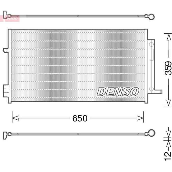 Denso Klimakondensator DCN06016 Denso Klimakondensator DCN06016