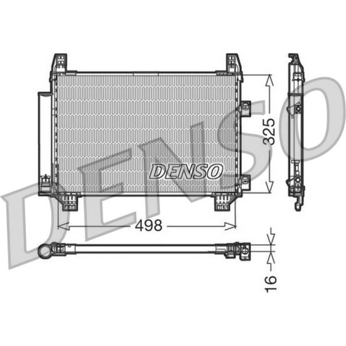 Denso Klimakondensator DCN50001 Denso Klimakondensator DCN50001