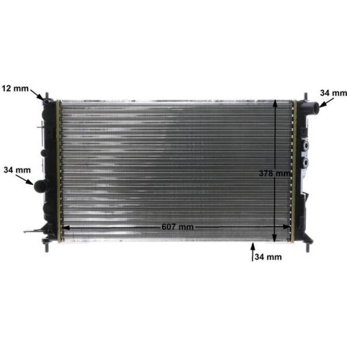 MAHLE Kühler, Motorkühlung CR 562 000S MAHLE Kühler, Motorkühlung CR 562 000S