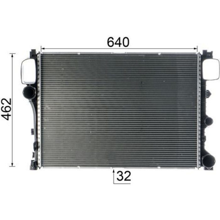 MAHLE Kühler, Motorkühlung CR 860 000P MAHLE Kühler, Motorkühlung CR 860 000P