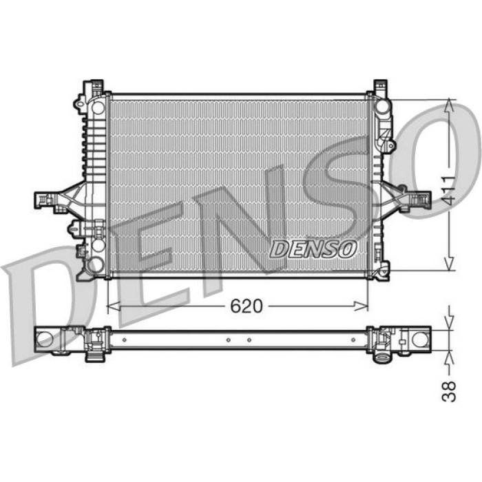 Denso Motorkühler DRM33065 Denso Motorkühler DRM33065